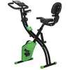 Image de Vélo d'appartement Homcom - Pliant - 8 niveaux de résistance magnétique - Vert et Noir