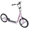 Image de Trottinette patinette freestyle grandes roues pneumatiques Ø 41 cm avec pegs rose