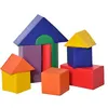 Image de 11 blocs de construction en mousse XXL - modules de motricité - jouets éducatifs - certifiés normes EN71-1-2-3 - mousse EPE revêtement PU multicolore