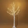 Image de Arbre lumineux LED - décoration lumineuse de Noël - 72 LEDS - 1,2H m - métal PP blanc