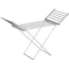 Image de Séchoir étendoir à linge électrique chauffant pliable 2 ailes repliables 230W 45-55°C aluminium