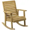 Image de Fauteuil de jardin à bascule rocking chair style néo-rétro bois sapin autoclave