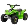 Image de Quad électrique enfant - voiture électrique enfant - marche AV, AR - 6 V, V. max. 4,6 Km/h - vert
