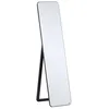 Image de Miroir sur pied et mural rectangulaire dim. 37L x 43l x 156H cm verre MDF noir