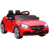 Image de Voiture véhicule électrique enfant 6 V 5 Km/h max. télécommande effets sonores + lumineux Mercedes SLC 300 rouge