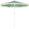 Image de Parasol inclinable de jardin style bohème à franges polyester haute densité vert