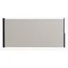 Image de Store latéral brise-vue paravent rétractable dim. 3L x 1,40H m gris