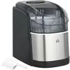 Image de Machine à glaçons 1,7 L - réservoir glace 0,9 Kg - pelle, panier - gris noir