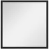 Image de Miroir mural carré dim. 50L x 50H cm cadre bois noir