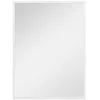 Image de Miroir mural rectangulaire dim. 60L x 80H cm MDF blanc