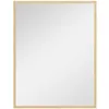 Image de Miroir mural rectangulaire dim. 70L x 90H cm cadre MDF aspect bois clair