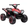 Image de Quad buggy électrique enfant 12 V 3 Km/h max. effets lumineux et sonores rouge noir