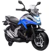 Image de Moto électrique enfant Honda NC750x - musiques, feux AV LED, entrée USB MP3 jack - 2 roues support aux. - bleu