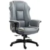 Image de Fauteuil de bureau gamer ergonomique grand confort - 76L x 80l x 118-124H cm - gris