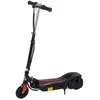 Image de Trottinette électrique pliable enfant 7-14 ans - hauteur réglable - 120W 24V max. 12 Km/h - métal PP rouge noir