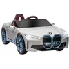 Image de Voiture électrique enfant licence BMW I4 12V 3-5Km/h max. nombreux effets télécommande blanc