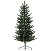 Image de Sapin de Noël artificiel 180 cm arbre de Noël avec support en acier pliable, 467 branches, décoration de Noël effet réaliste, vert