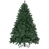 Image de Sapin de Noël artificiel H.210 cm 1674 branches épines grand réalisme métal PVC PE vert