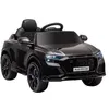 Image de Voiture électrique enfant licence officielle Audi RS Q8 - 2 moteurs - télécommande - effets sonores, lumineux - noir