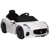 Image de Voiture électrique enfant licence officielle Maserati Gran Turismo Folgore télécommande nombreux effets blanc