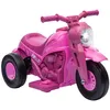 Image de Moto électrique enfant chopper 6V env. 3Km/h 3 roues effets lumineux sonores fonction bulles rose