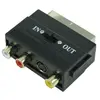 Image de Adaptateur Temium Péritel commutable S Vidéo et RCA 1.5 m Noir