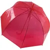 Image de Kimood - Parapluie canne transparent - KI2024 - rouge