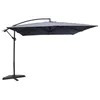 Image de Parasol gris déporté carré 3 x 3 m SOLENZARA CONCEPT USINE