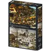 Image de Grafika Puzzle 500 pieces 2 Puzzles - The Art of Pieter Brueghel: Flemish Prov (500 pièces)