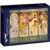 Image de Bluebird Puzzle 1000 pièces Mucha - Four Seasons, 1900 (1000 pièces)