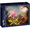 Image de Bluebird Puzzle 1000 pieces Martin Johnson Heade - Cattleya Orchid and Three Hu (1000 pièces)