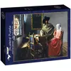 Image de Bluebird Puzzle 1000 pieces Johannes Vermeer - The Glass of Wine, 1661 (1000 pièces)