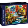 Image de Bluebird Puzzle 1000 pieces Country House by the Water Fall (1000 pièces)