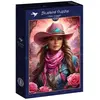 Image de Bluebird Puzzle 1000 pieces Pink Cowgirl (1000 pièces)
