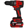 Image de KS Tools, Perceuse + Visseuses sans fil, Perceuse-visseuse sans fil 18V avec 2 batteries 4Ah et chargeur rapide (Perceuse à percussion, Perceuse-visseuse)