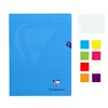 Image de Lot de 8 cahiers - 24x32(cm) - Grands carreaux - 96 pages - couverture en polypro - sans spirale - Clairefontaine - Mimesys