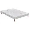 Image de Sommier Bultex confort ferme 14 cm + pieds 2x80x200