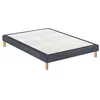 Image de Sommier tapissier Merinos CRAYON Confort Morphologique 3 Zones 160x190 avec 2 sommiers