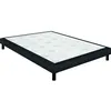 Image de Sommier Epeda confort ferme chiné gris 15 cm NATURE 140x190