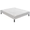 Image de Sommier Nature confort médium 18 cm - Epeda gris souris 90x190