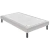 Image de Sommier Nature confort ferme 15 cm - Epeda gris souris 70x190