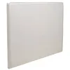 Image de MERINOS Tête de lit Melty tisse sable blanc 160cm (170cm finie)