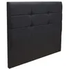 Image de MERINOS Tête de lit Cozy chine gris anthracite 140cm (150cm finie)
