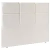 Image de EPEDA Tête de lit Carre Chic 200cm chenillé lin