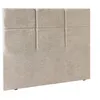 Image de EPEDA Tête de lit Carre Chic 200cm chenillé grege