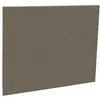 Image de Tête de lit déco carré chic simili cuir cappuccino 160 - Epeda