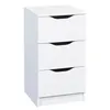 Image de Chiffonnier 3 Tiroirs Coloris Blanc - JENNY BLANC - ALTOBUY