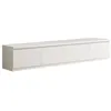 Image de DEYTON - Meuble TV 4 Portes Laqué Blanc Brillant - Altobuy