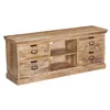 Image de VALMON - Meuble TV en Manguier 4 Tiroirs et 2 Niches - Altobuy
