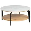 Image de Table Basse Ronde Métal et Céramique - TASHA - ALTOBUY